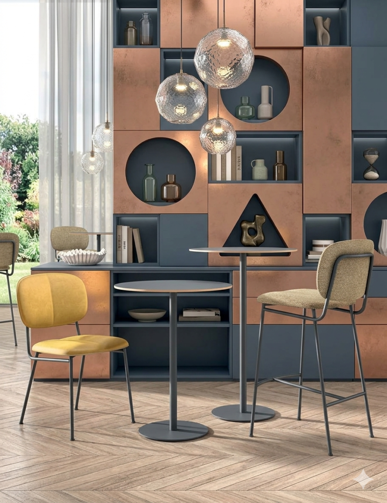 Tables design pour restaurant ou espace professionnel