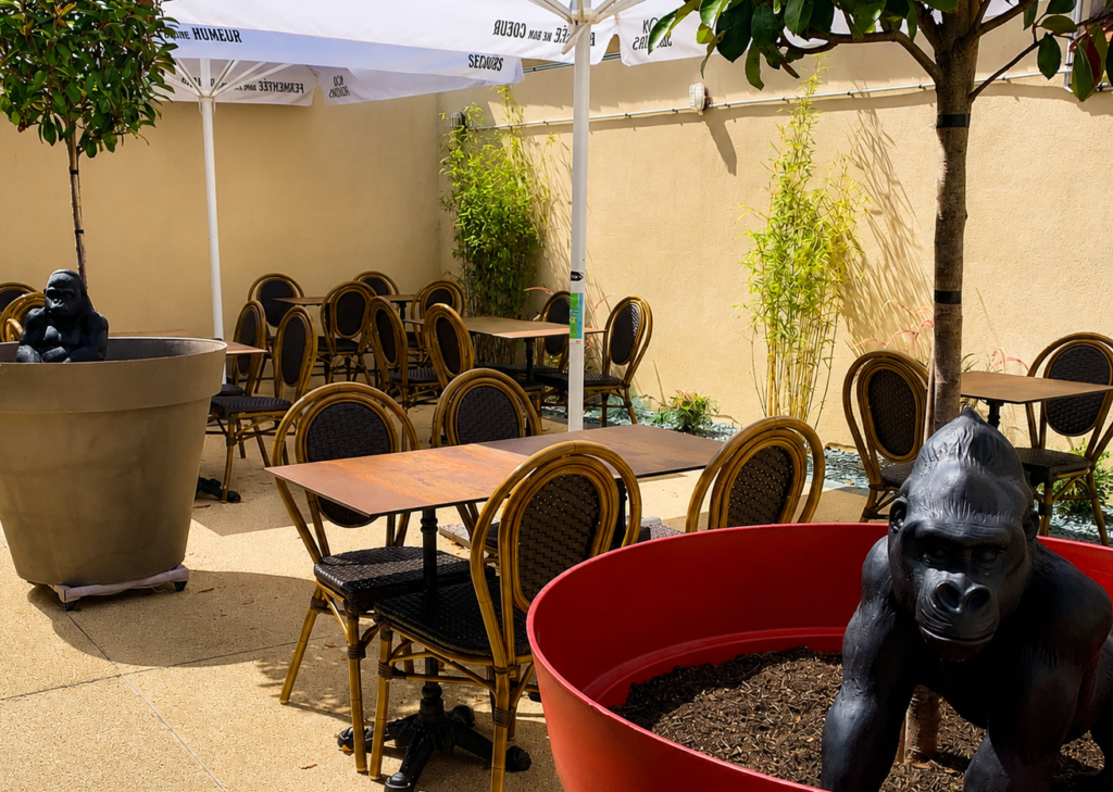 Une terrasse esprit bistrot pour le Restaurant de la Mairie à Berry-au-Bac